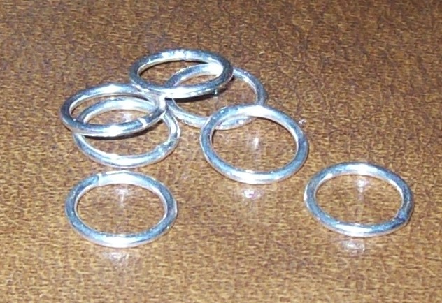 10mm soldered jump ring