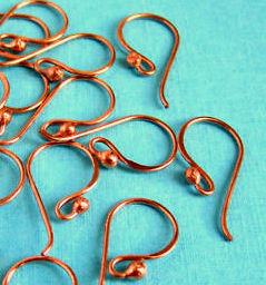 Copper Earring Wire 10/pk 