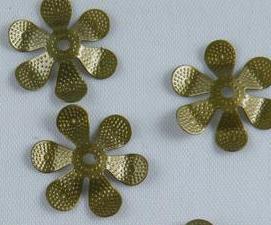 Flower Bead cap 12/pk