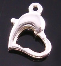 Heart lobster clasp