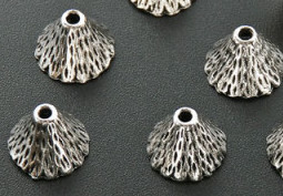 Silver cone 4/pk Code: C-043