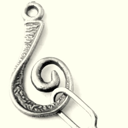 Silver Swirl Clasp 