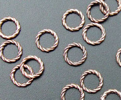 Twisted Jump Ring 20/pk B-007